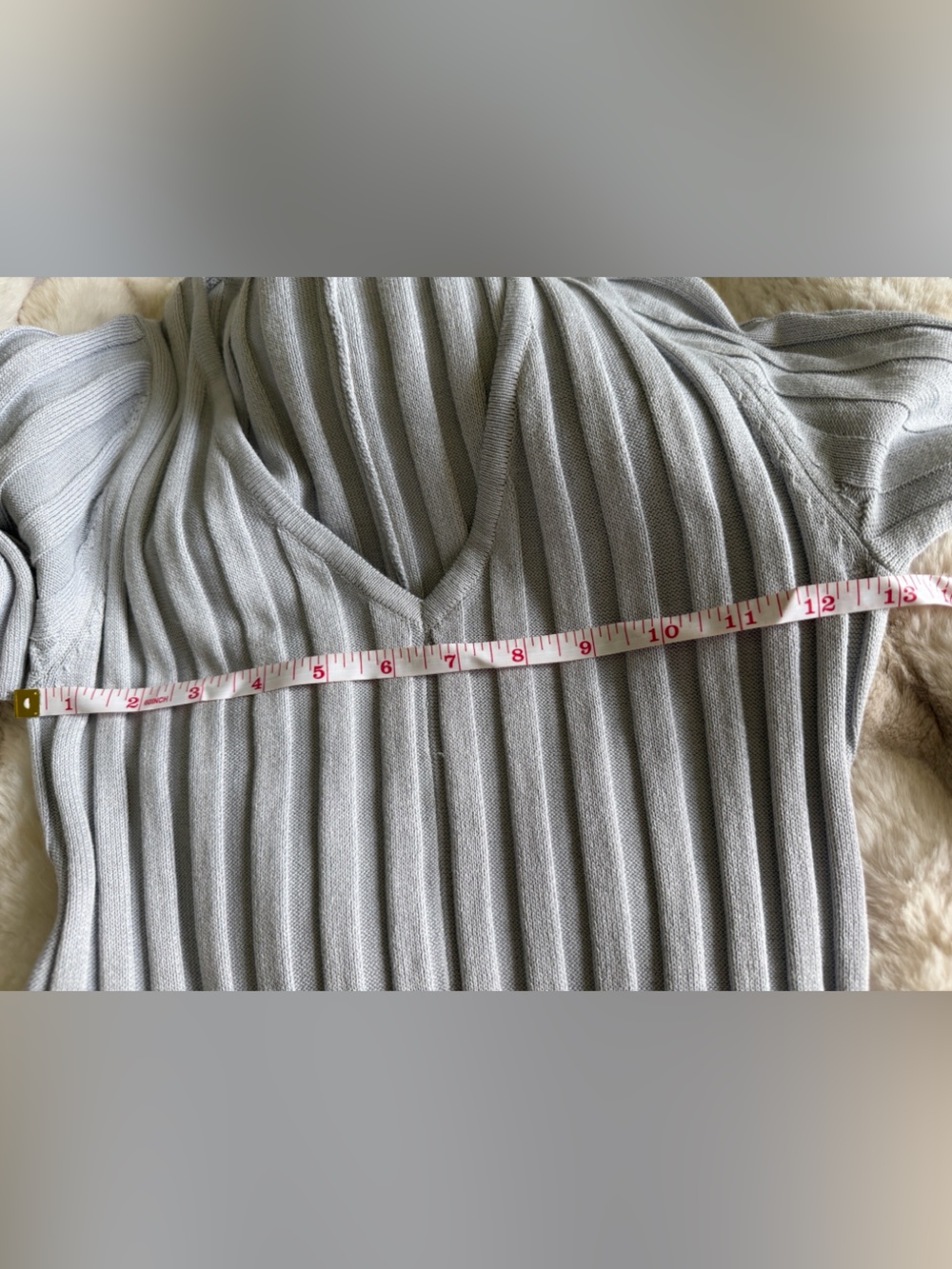 Worth Collective | Oakley Ribbed Maxi Dress in Blue | Bump Friendly | Size M - Picture 5 of 5